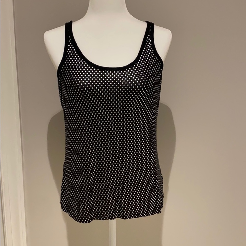 Black & Silver Michael Kors Tank Top